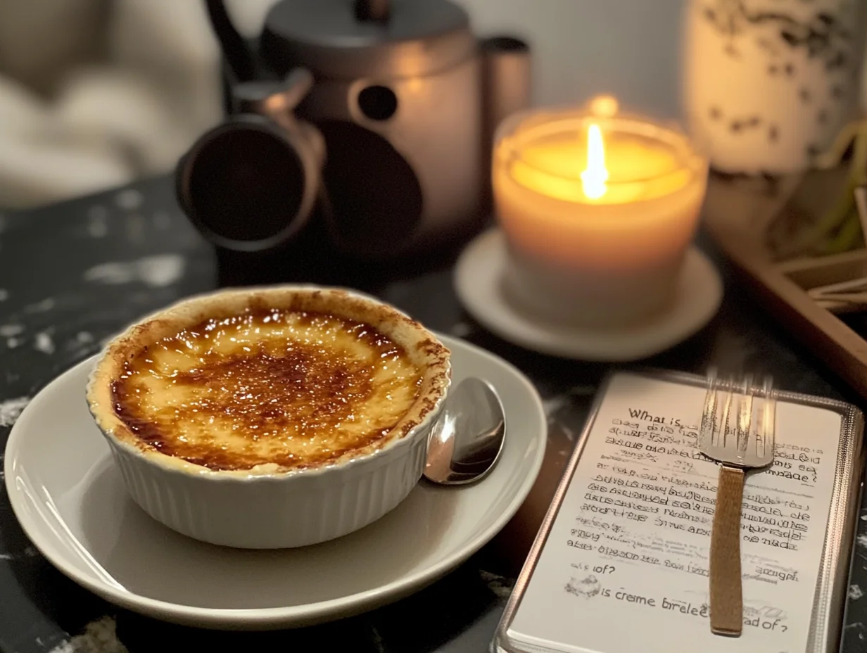 crème brûlée made